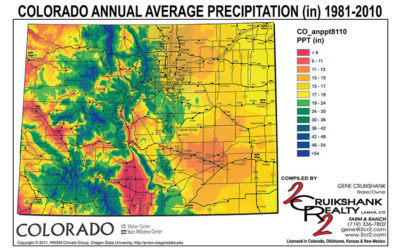 Colorado Annual Avg Precipitation 1981-2010
