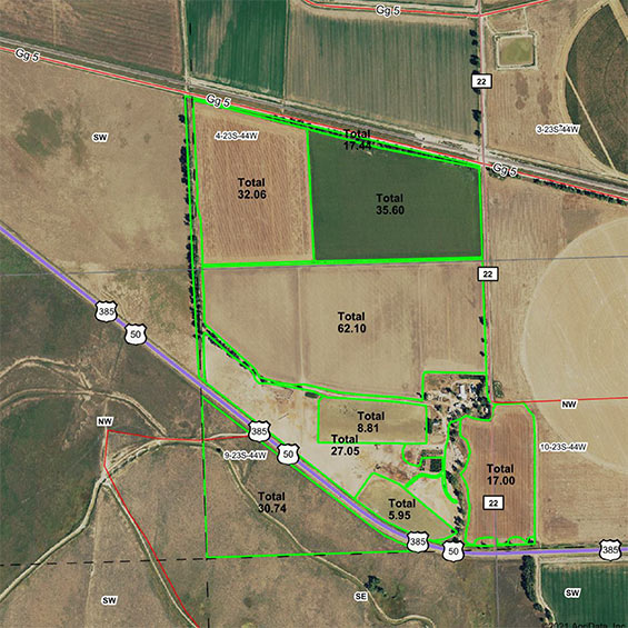 SE Colorado Farm for Sale in Prowers Co. – 240 AC with House, Barn, Water