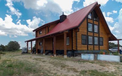 Walsenburg Ranch for Sale: Southern Colorado Log Cabin on 93 AC